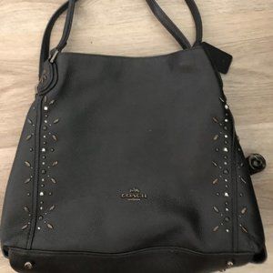 Black coach purse